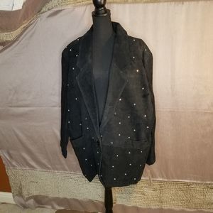 Black Studded Women's Jacket